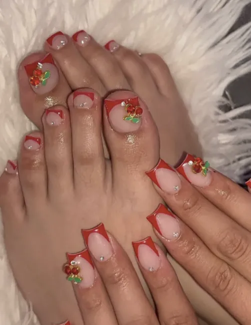Luxury mani pedi combo service
